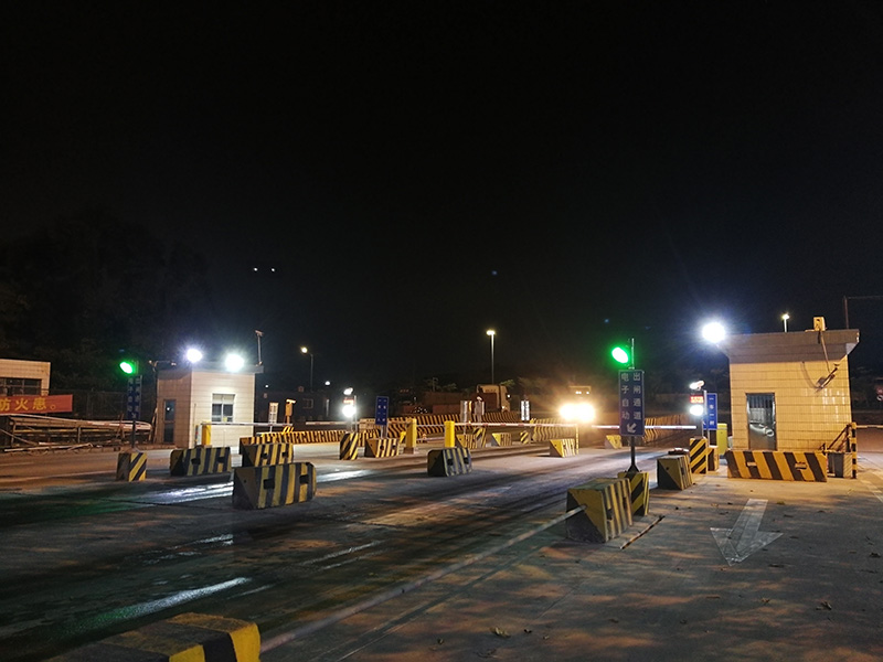 惠州内贸港口4通道车牌系统与内部思维系统对接